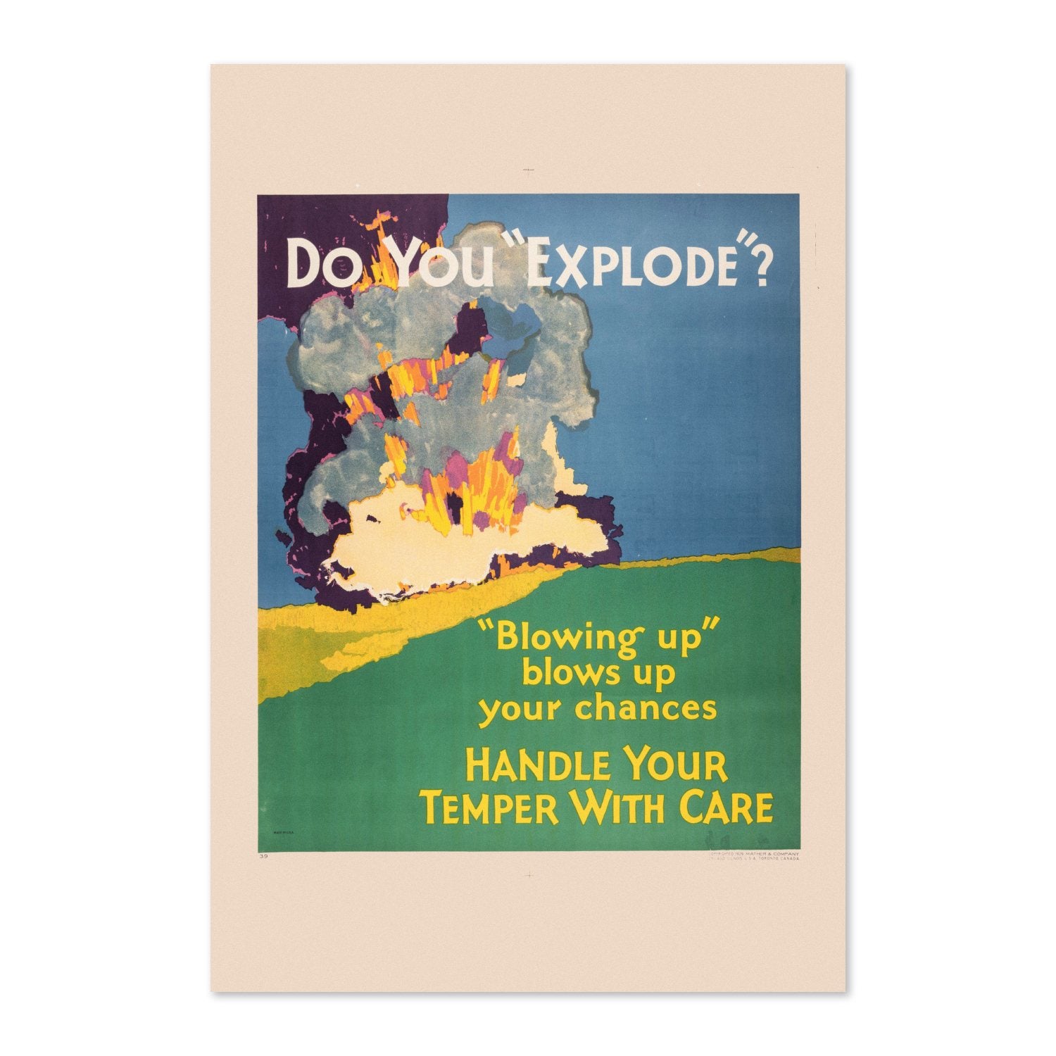 Do You “Explode” poster print